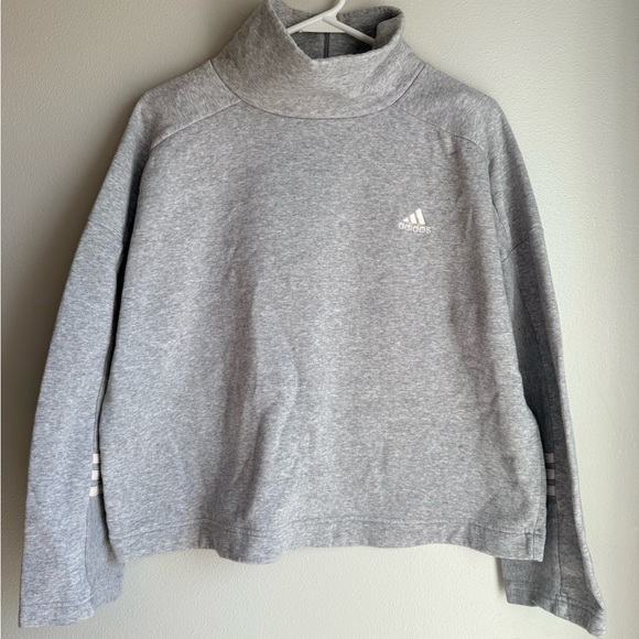 adidas Sweaters - Adidas Women's Gray Cowl Neck Sweater